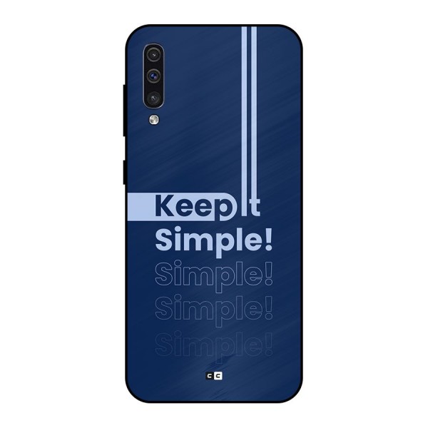 Keep It Simple Metal Back Case for Galaxy A30s