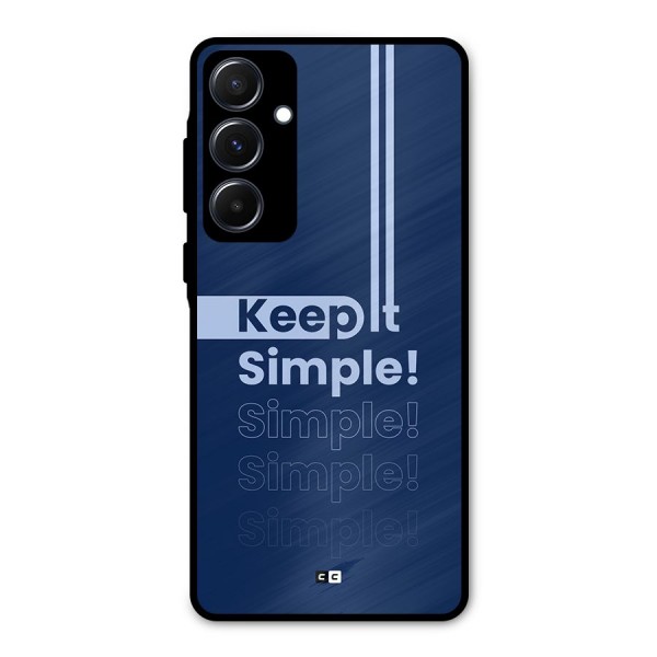 Keep It Simple Metal Back Case for Galaxy A55