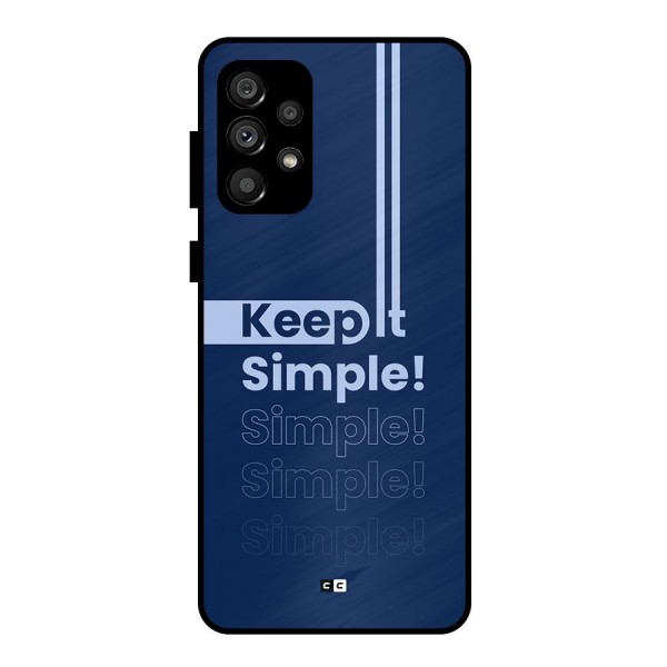 Keep It Simple Metal Back Case for Galaxy A73 5G