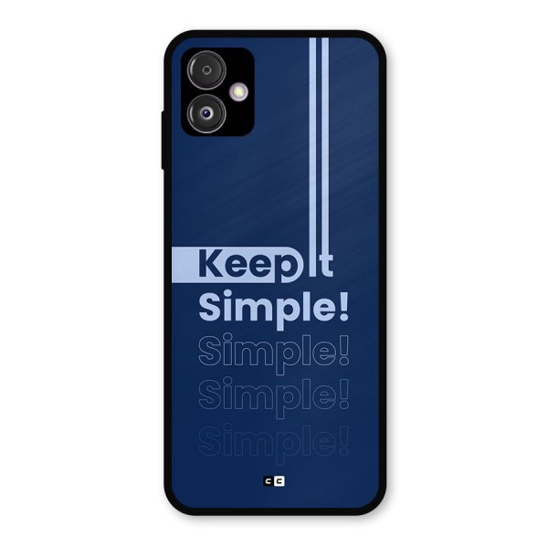 Keep It Simple Metal Back Case for Galaxy F14