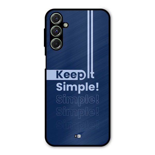 Keep It Simple Metal Back Case for Galaxy F34