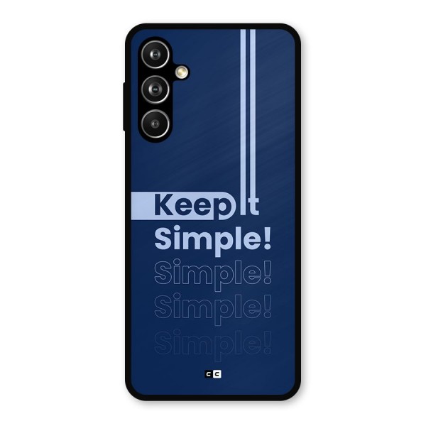 Keep It Simple Metal Back Case for Galaxy F54