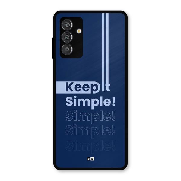 Keep It Simple Metal Back Case for Galaxy M13