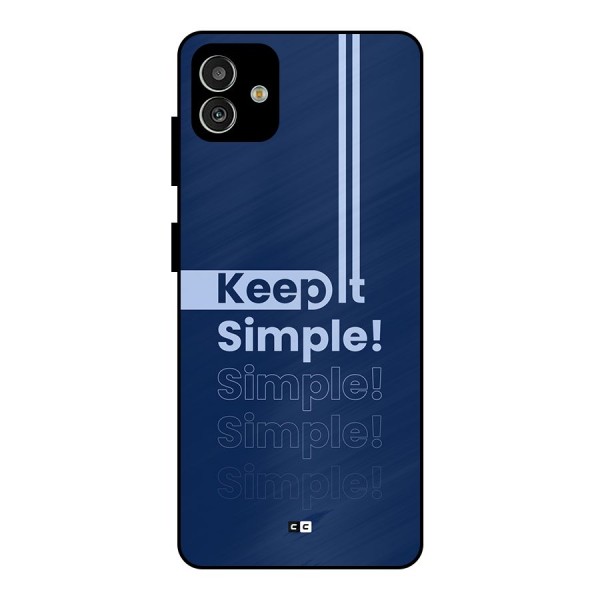 Keep It Simple Metal Back Case for Galaxy M13 5G