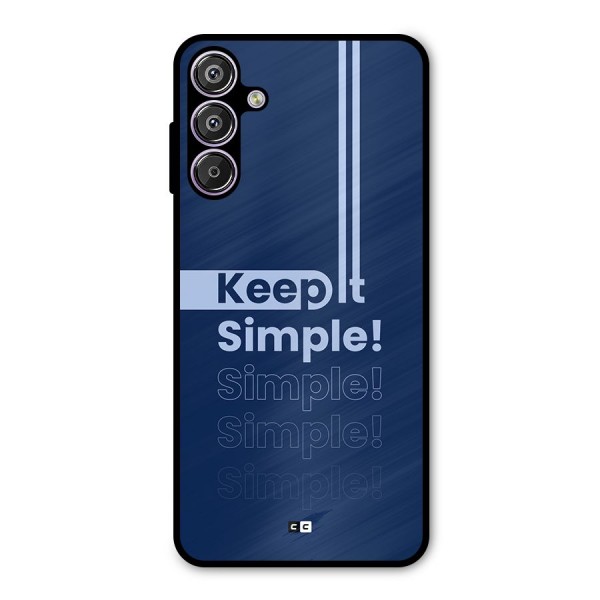 Keep It Simple Metal Back Case for Galaxy M15