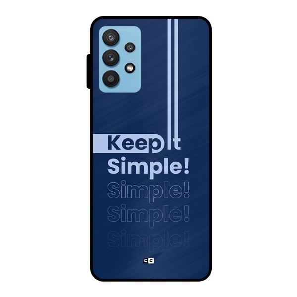 Keep It Simple Metal Back Case for Galaxy M32 5G