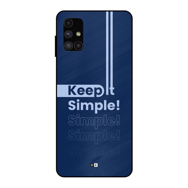 Keep It Simple Metal Back Case for Galaxy M51