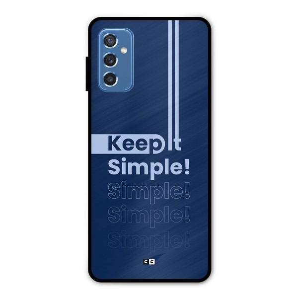 Keep It Simple Metal Back Case for Galaxy M52 5G