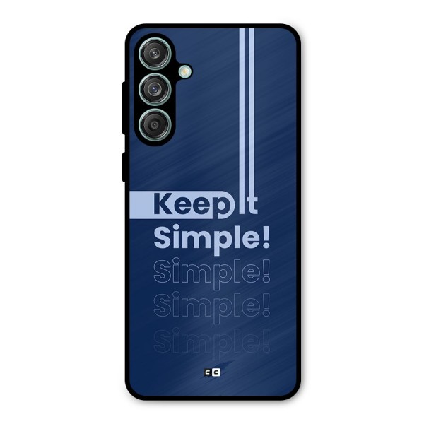 Keep It Simple Metal Back Case for Galaxy M55 5G