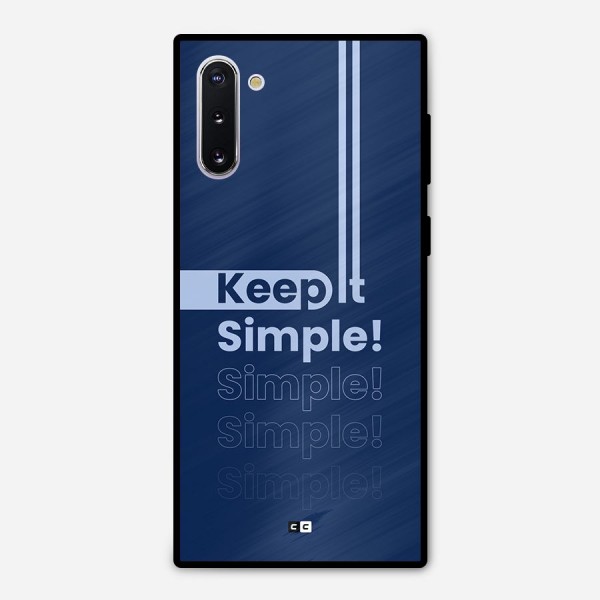 Keep It Simple Metal Back Case for Galaxy Note 10