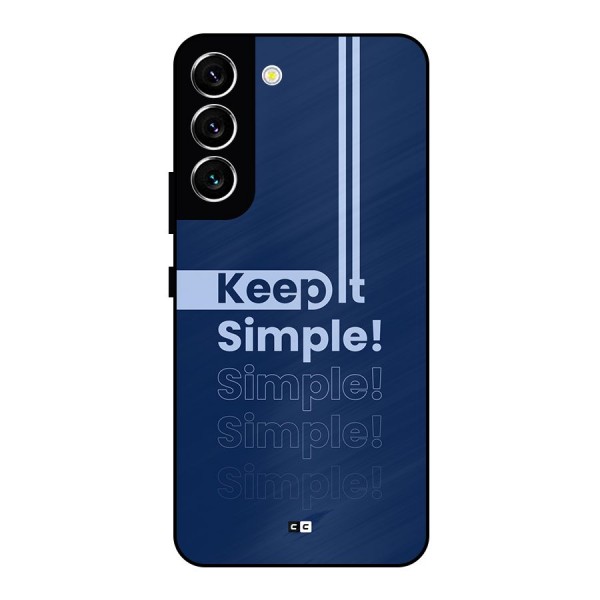 Keep It Simple Metal Back Case for Galaxy S22 5G