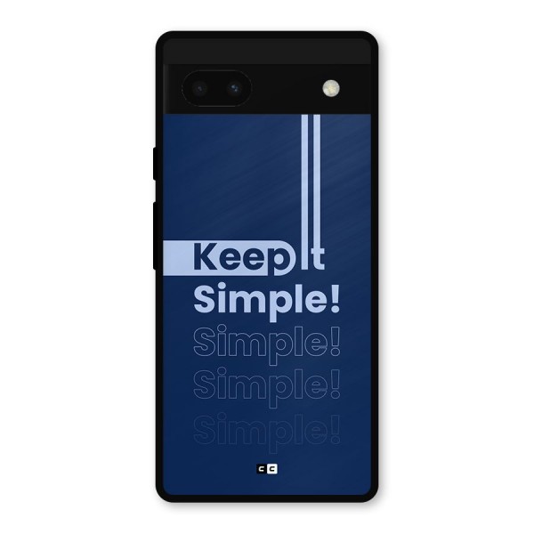 Keep It Simple Metal Back Case for Google Pixel 6a