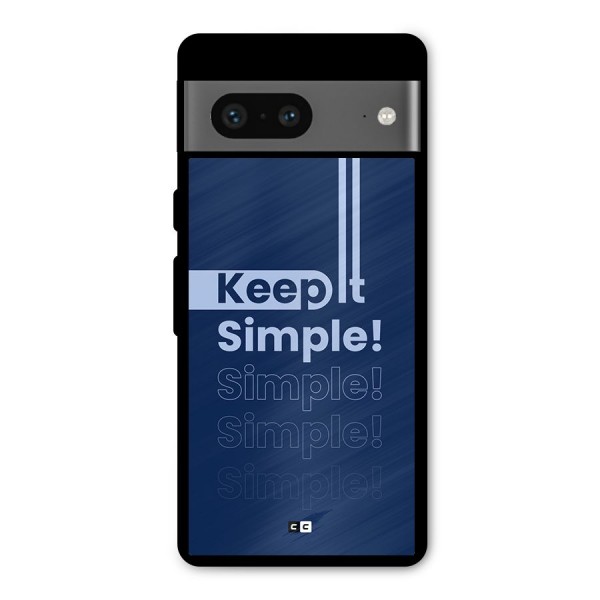 Keep It Simple Metal Back Case for Google Pixel 7