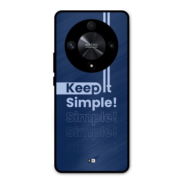 Keep It Simple Metal Back Case for Honor X9b