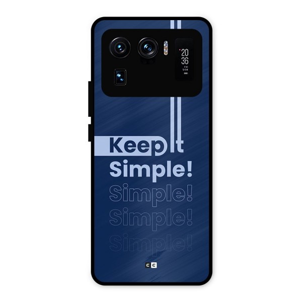 Keep It Simple Metal Back Case for Mi 11 Ultra