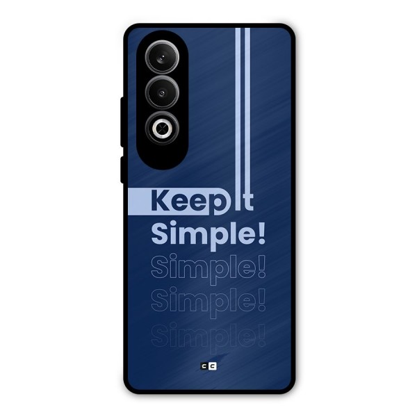 Keep It Simple Metal Back Case for OnePlus Nord CE4