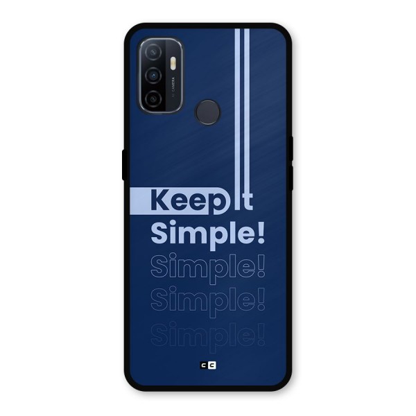 Keep It Simple Metal Back Case for Oppo A53