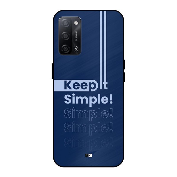 Keep It Simple Metal Back Case for Oppo A53s 5G