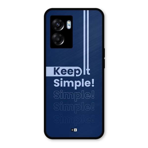 Keep It Simple Metal Back Case for Oppo K10 (5G)