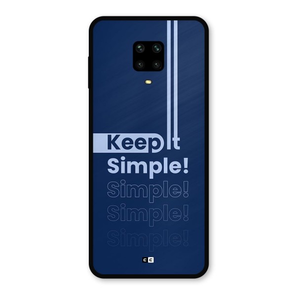 Keep It Simple Metal Back Case for Poco M2 Pro