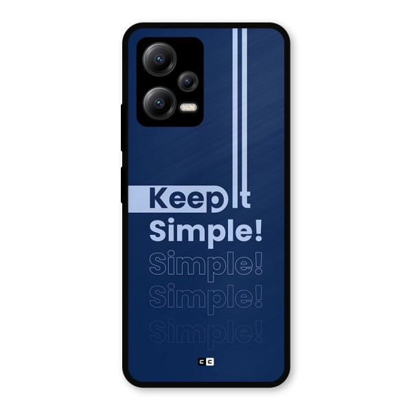 Keep It Simple Metal Back Case for Poco X5