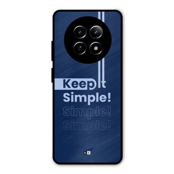 Keep It Simple Metal Back Case for Realme 12 5G