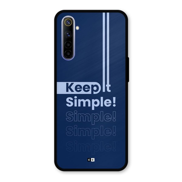 Keep It Simple Metal Back Case for Realme 6