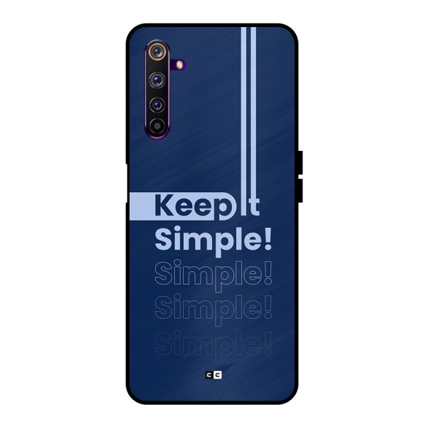 Keep It Simple Metal Back Case for Realme 6 Pro