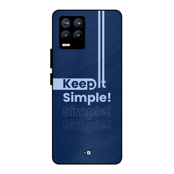 Keep It Simple Metal Back Case for Realme 8