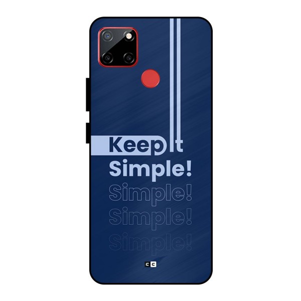 Keep It Simple Metal Back Case for Realme C12