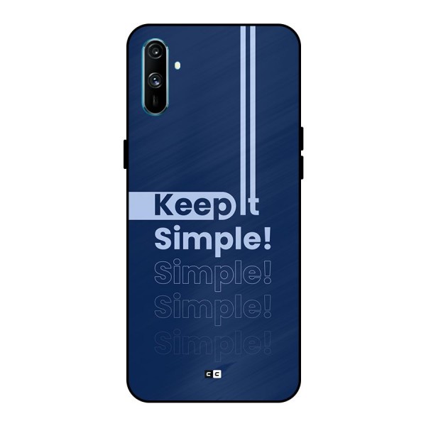 Keep It Simple Metal Back Case for Realme C3