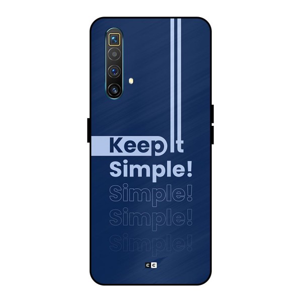 Keep It Simple Metal Back Case for Realme X3