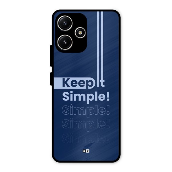 Keep It Simple Metal Back Case for Redmi 12 5G