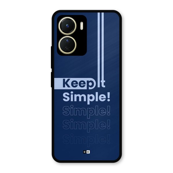 Keep It Simple Metal Back Case for Vivo T2x