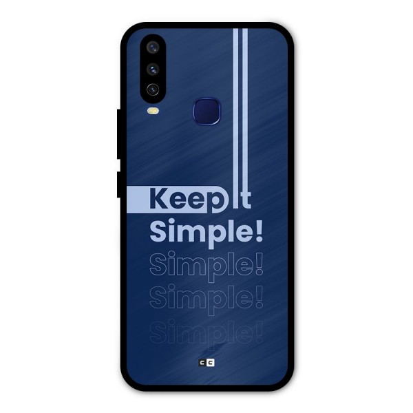 Keep It Simple Metal Back Case for Vivo V17