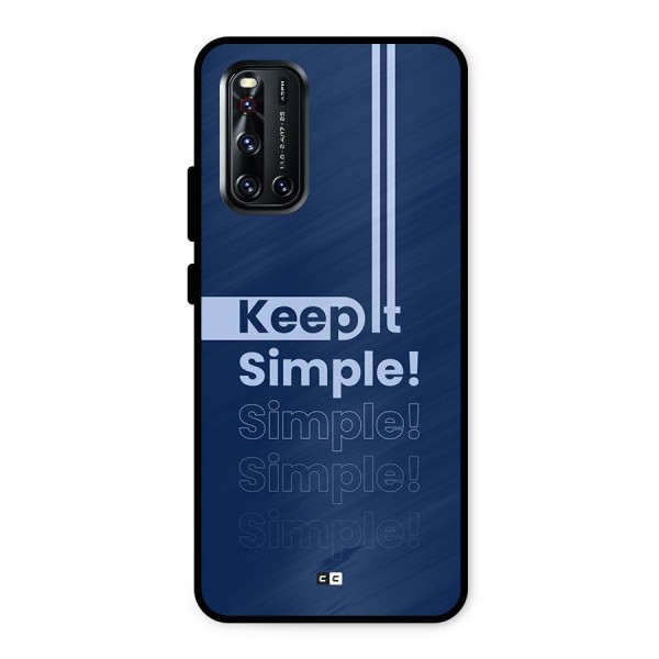 Keep It Simple Metal Back Case for Vivo V19