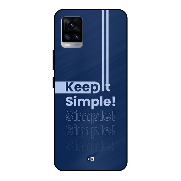 Keep It Simple Metal Back Case for Vivo V20