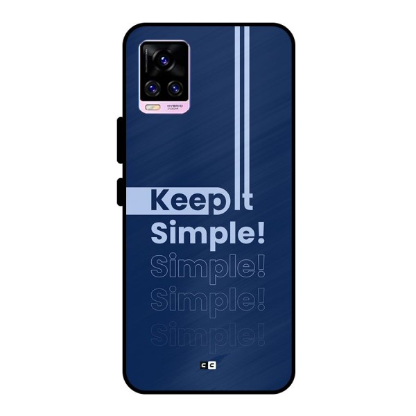 Keep It Simple Metal Back Case for Vivo V20 Pro