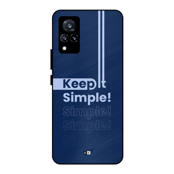 Keep It Simple Metal Back Case for Vivo V21 5G