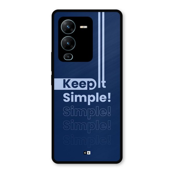 Keep It Simple Metal Back Case for Vivo V25 Pro