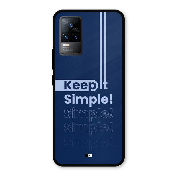 Keep It Simple Metal Back Case for Vivo Y73