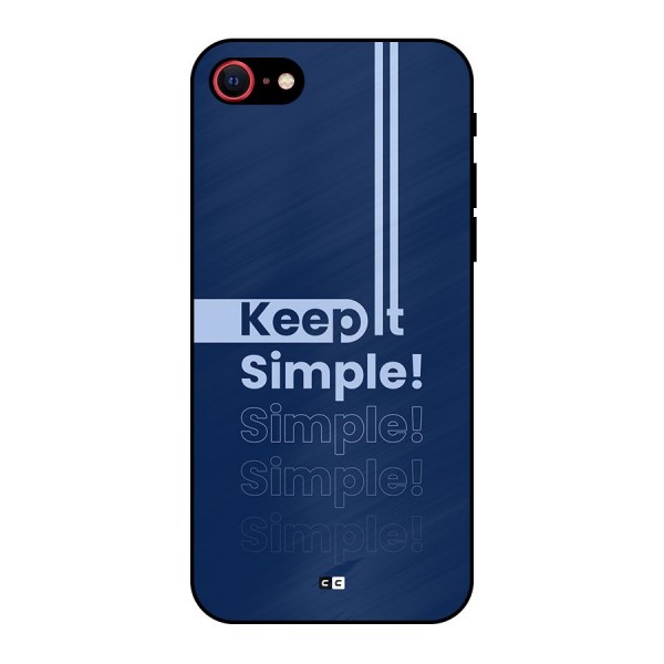 Keep It Simple Metal Back Case for iPhone SE 2020