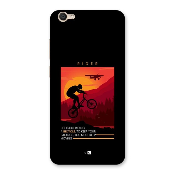 Keep Moving Rider Back Case for Vivo V5