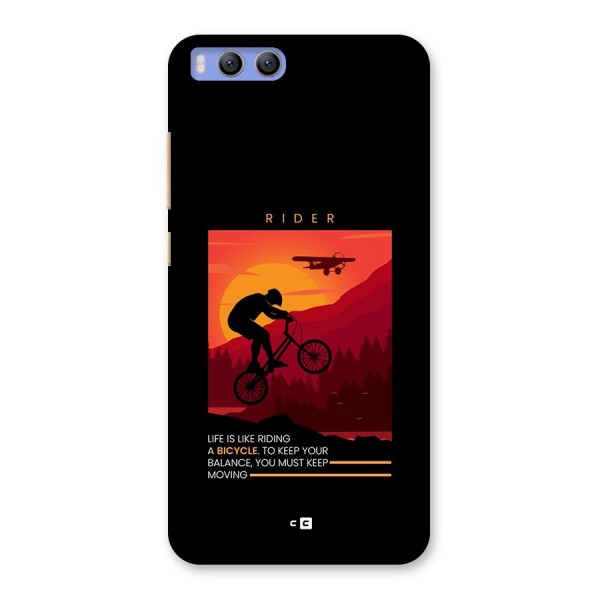 Keep Moving Rider Back Case for Xiaomi Mi 6