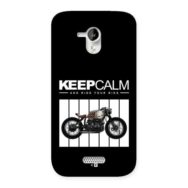 Keeps Calm Back Case for Canvas HD A116