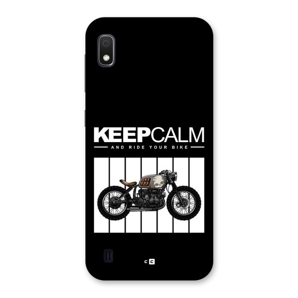 Keeps Calm Back Case for Galaxy A10