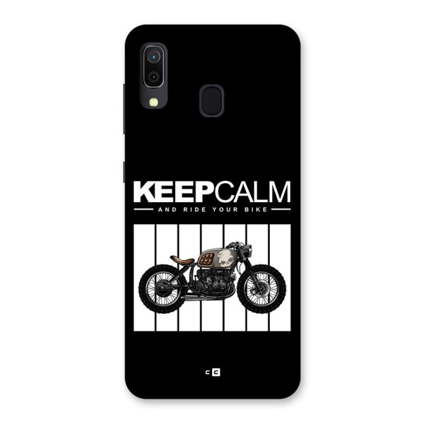 Keeps Calm Back Case for Galaxy A20