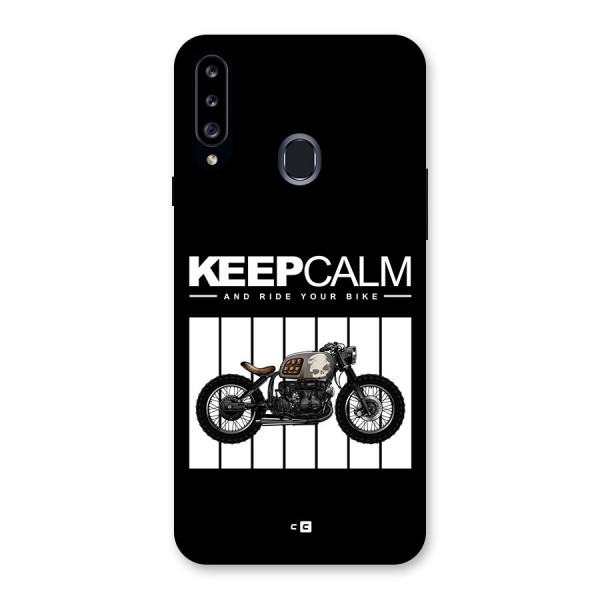 Keeps Calm Back Case for Galaxy A20s