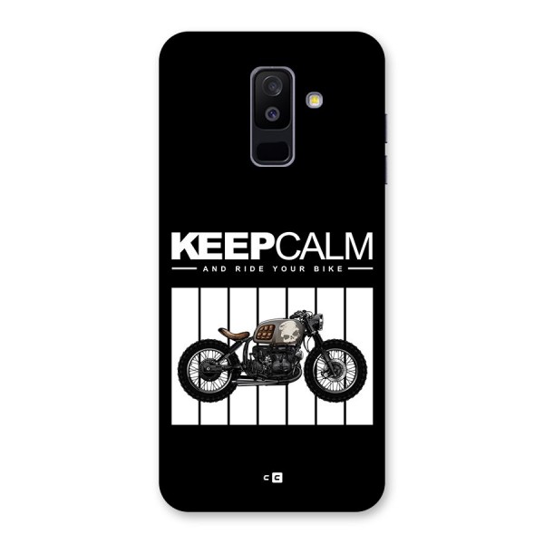 Keeps Calm Back Case for Galaxy A6 Plus