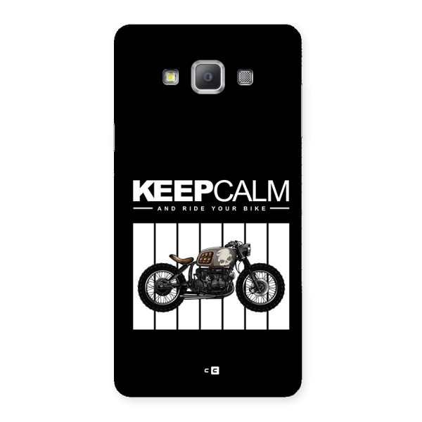 Keeps Calm Back Case for Galaxy A7